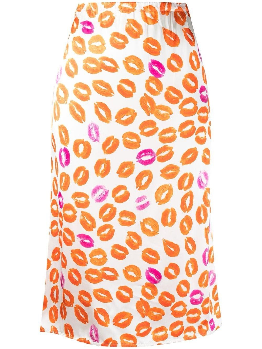 MARNI Lips Print Midi Skirt